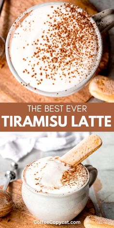 the best ever tiramsu latte with cinnamon sprinkles