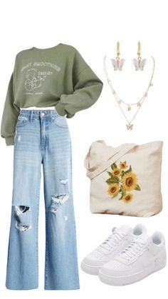 Aesthetic Outfit Combos, College Outfit Ideas Casual, Fashion Outfits 2024 Trends, Aesthetic Outfits Teen Girl, 2024 Outfits Trends, Trending Clothes 2024, Outfits 2024 Trends, Arty Aesthetic Outfits, 2024 Style Trends