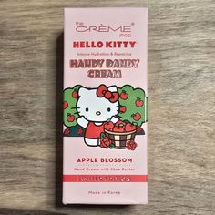 New In Original Packaging. Sealed And Unopened. 1.69oz Size. Creme X Sanrio, Sanrio Creme Shop, Hello Kitty Hand Cream, Hello Kitty Apple, The Creme Shop Hello Kitty, Creme Shop Hello Kitty, Kawaii Hand Cream, Shop Hello Kitty, The Creme Shop