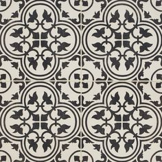 a black and white pattern on fabric