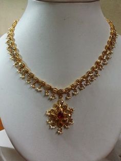 South Jewellery, Mango Mala, Latest Jewellery Designs