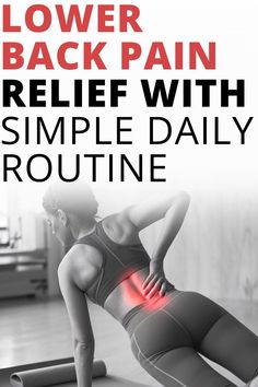 the back pain relief with simple daily routine is an effective way to reduce back pain