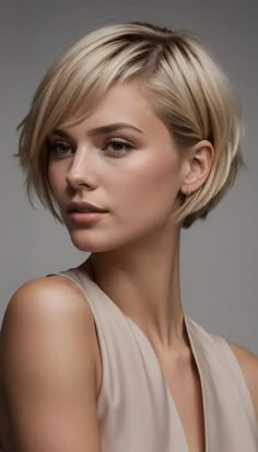 How to Style a Short Shaggy Bob Undone Aesthetic, Versatile Haircut, Choppy Bob Hairstyles For Fine Hair, Kort Bob, Κούρεμα Bob, Tan Skin Blonde Hair