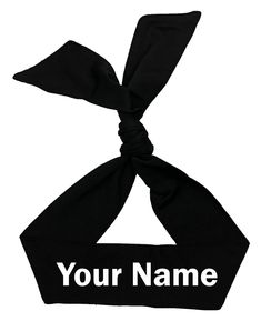 This customized headband is a great gift! It is a sweat wicking head ties that can be used for many different activities. like basketball, football, running, tennis, karate, etc. It's available in different colors and fonts! Very Fast - Your headband is customized with your name within 1 - 3 days! The PERFECT GIFT for any sports player or fan! Make this tie headband your own by customizing it with your name or text! Sweat wicking head ties that can be used for many different activities! Availabl Custom Softball, Custom Headbands, Sports Headbands, Head Ties, Athletic Sports, Tie Headband, Custom Football, Tie Dye Designs, Mod Fashion