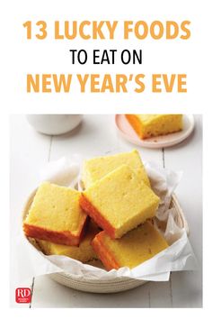 the cover of 13 lucky foods to eat on new year's eve