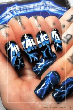 Metallica Nails