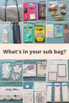 what's in your sub bag?