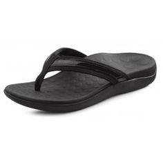 Vionic Orthaheel Black Tide II Sandals - Women's Orthotic Flip Flops, Stylish Flip Flops, Best Flip Flops, Arch Support Sandals, Supportive Sandals, Comfortable Flip Flops, Orthopedic Sandals, Trending Womens Shoes, Spring Sandals