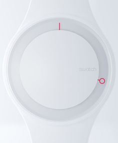 NOTdesignstudio : Hoop watch concept by Simone Savini | Sumally Minimal Watch, Minimalist Watch, White Watch, High Design, Swatch Watch, Yanko Design, Clock Design, Objects Design