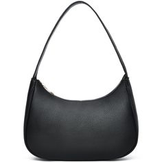 PRICES MAY VARY. TRENDY DESIGNER: Small crescent shoulder bag,hobo style design, simple, cute and retro trendy.Under the Arm Purse is easy to match with all clothes in your wardrobe,half moon designer shoulder handbag is must-have collection for all stylish vegan ladies everyday use. MATERIAL: High quality soft Vegan Leather fabric and polyester lined make the hand feel more comfortable, smooth metal zipper and durable gold hardware make the shouler purse and handbag more elegant and durable. LA Small Black Purse, Neutral Clothing, Hobo Tote Bag, Everyday Purse, Hobo Style, Small Tote Bag, Shoulder Bags For Women, Cool Gifts For Women, Black Purse