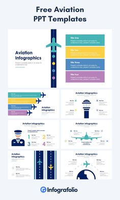 an info sheet with the words free aviation ppt templates