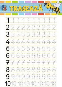 a printable worksheet with numbers for children to learn how to write in spanish