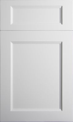 a white cabinet with two doors and no drawers