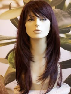 Clay Wall, Fun Color, Lace Hair, Long Wigs, Dark Brown Hair