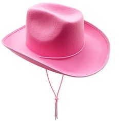 PRICES MAY VARY. Cowboy Hat for Women & Men, Felt Cowgirl Hat for Adults, Western Party Dress Up Accessories ADULT SIZE - Fits most adults - 21¾″ circumference. Felt pink cowboy hat is for women CHIN STRAP - With removable drawstring chin strap and shapeable brim. FELT MATERIAL - A must have accessory to complete your western aesthetic look, Great for Western themed birthday parties, rodeos, and Halloween Cowboy costume men & women dress up & cosplay accessories, cowboy fashion headwear accessor Adult Western Party, Western Party Dress, Felt Cowgirl Hat, Musical Party, Pink Cowboy Hat, Pink Cowboy, Cowboy Costume, Western Party, Western Parties