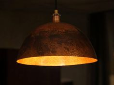 Oxidized Copper Pendant Light - Dome Ceiling Light Fixture for Kitchen Island & Dining Room Dome Ceiling Light, Kitchen Island Dining Room, Island Dining Room, Moroccan Living Room, Kitchen Island Dining, Dome Ceiling, Island Dining, Copper Pendant Lights, Oxidized Copper