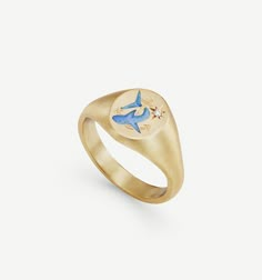 Shark & Anchor Ring – Cece Jewellery Traditional Sailor Tattoos, Anchor Ring, Sailor Tattoos, Anchor Rings, Anchor Jewelry, E E Cummings, Slouch Socks, The Shark, Pretty Jewelry