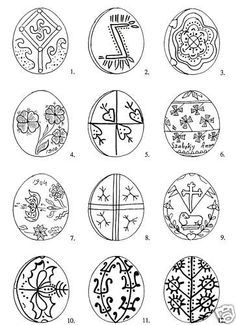 an image of nine different designs in the form of circles with numbers and symbols on them