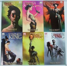 the covers to stephen krohn's stephen king novels are shown in this image