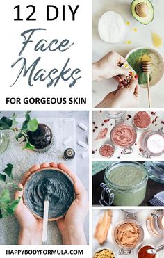 the 12 diy face masks for gorgeous skin that are easy to make and great for all skin types