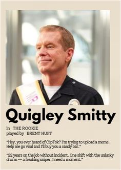 an image of a man in uniform with the caption quiggley smitty