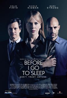 the poster for before i go to sleep