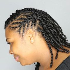 Double Strand Twist, African Natural Hairstyles, Two Strand Twists, Twisted Updo