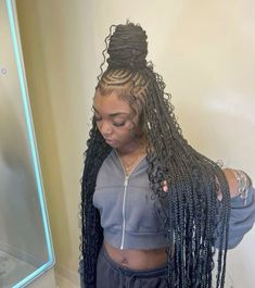 Outfits With Fulani Braids, Natural Pretty, Hairstyle Braids, Braids Cornrows, Big Box Braids Hairstyles, Edges Hair