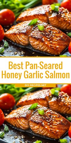 the best pan - seared honey garlic salmon recipe