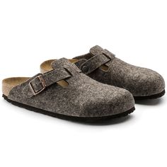 Birkenstock Slippers, Birkenstock Styles, Birkenstock Clogs, Wool Clogs, Boston Clogs, Birkenstock Style, Birkenstock Men, Birkenstock Boston, Birkenstock Boston Clog