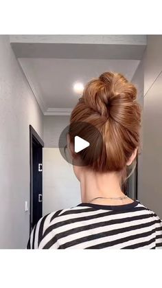 Updo Using Hair Donut, Elegant Easy Updos, Easy Braided Updo, Hair Donut, Hair Education, Hair Curling Tutorial, French Twist Hair, Long Hair Tutorial