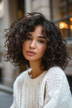 Whether you’re seeking a subtle change or a bold new look, we’ve got you covered with over 50 fabulous medium length hairstyle ideas to inspire your next salon visit or DIY hair adventure. From sleek bobs to tousled waves, vibrant hues to natural textures, you’ll find all the medium-length hair inspo you need! Let’s dive into these chic medium-length hairstyle ideas that are bound to elevate your look and leave you feeling confident and fabulous! Shoulder Length Balayage Brunette, Shaggy Curly Hair Medium, Shoulder Length Hairdos, Sleek Waves, Dark Brunette Balayage, Collarbone Length Hair, Warm Blonde Hair