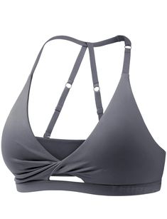 PRICES MAY VARY. YEOREO Micaela Sports Bras: Low cut, twist front style, low support sports bra, removable padded cups. If you are between sizes, we recommend sizing up Flexible and Adjustable Straps: Detachable straps which turns into halter bra style. Adjustable neck and back straps for great body fit Sexy Openwork Design: Cute twist design. The cutout place more breathable to keep you fresh during your workout. A stylish and functional gym essentials Comfortable Soft Fabirc: Made of 75% nylon Yoga Crop Tops, Gym Bra, Gym Clothes Women, Halter Bra, Gym Essentials, Training Running, Bra Style, Great Body, Yoga Training