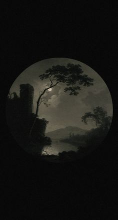 an image of a painting in the dark