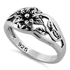 Sterling Silver Rings | Silver Jewelry 70% Below Retail – Page 2 – Dreamland Jewelry Beautiful Silver Rings, Plain Silver Rings, Silver Flower Ring, Lace Ring, Fame Dr, Silver Jewels, Sterling Silver Filigree, Sterling Silver Flowers, Thumb Rings