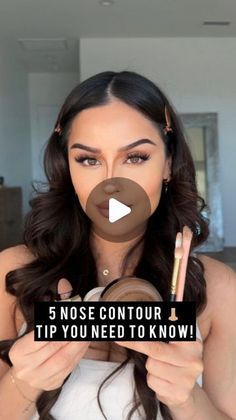 christendominique on January 23, 2024: "5 Nose contour tips👃🏼 that will change your contour game! MAKEUP Bronzer @saiebeauty Bru..." Nose Contouring Makeup, Contour Tips, Nose Contour Brush, Christen Dominique, How To Contour Your Face, Contouring For Beginners, Contouring Makeup