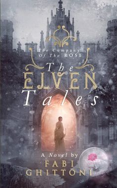 the book cover for the seven tales by fabi ghitonii, with an image of a man standing in front of a doorway