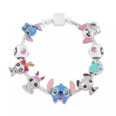 **** Restock July 2023 ***** Womans Women Woman Womens Females Female Girl Girls Teenager Teenage Jewelry Silver Bracelet Charms Beads Bead Snake Pandora Style Chain Disneys Lilo & Stitch Small 17cm ; 6.75 Inches Medium 19 Cm; 7.5 Inches Large 21 Cm ; 8.25 Inches Disney Cartoon Characters Stitch Blue Alien Scrump Green Doll Disney’s Lilo & Stitch Brand New Available In Sizes Small 6.75 Inches Medium 7.5 Inches Large 8.25 Inches Also Available In Mickey Minnie Mouse 2 Different Lilo Stitch 2 Diff Disney Charm Bracelet, Fan Bracelet, Charm Bracelets For Girls, Lilo Und Stitch, Disney Bracelet, Stitch Jewelry, Fan Jewelry, Lilo Y Stitch, Disney Charms