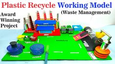 plastic recycle working model with waste management