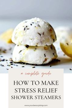 Bath Steamers Diy Recipes, Shower Steamers Diy Essential Oils, Shower Soothers Diy, How To Make Shower Steamers, Homemade Bath Bomb Easy, Home Made Shower Steamers, Diy Shower Steamers For Cold, Shower Streamers, Shower Melts Diy