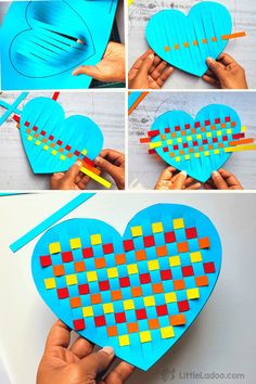 how to make a heart out of construction paper