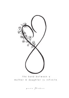 A hand drawn illustration for a mother and daughter relationship Mother Meaning Tattoos, Meaningful Mum Tattoo, Mom Daughter Symbol Tattoo, Minimalist Tattoo Mum And Daughter, Small Matching Tattoos Mom And Daughter Wrist, Becoming A Mother Tattoo, Only Daughter Tattoos, Mam And Sons Tattoo, Mother Sister Tattoo