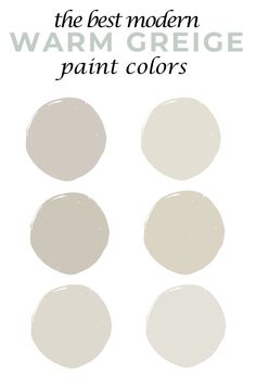 the best modern warm gray paint colors