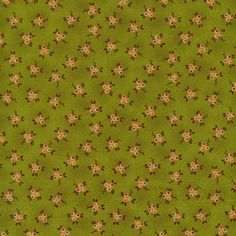 a green background with pink and yellow flowers on the bottom right corner is an image of a flowery pattern