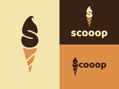 three different logos for scoop scoops and scoop scoop scoop scoop scoop scoop scoop scoop scoop scoop