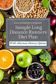 This long distance runners diet plan offers healthy ways to eat to meet your energy needs. Follow this runners diet plan for great tips and recipes! #nutritionforrunning #runnersdietplan Marathon Eating Plan, Runners Diet Plan, Runners Meal Plan, Runners Diet, Runner Diet, Running Diet, Running Food