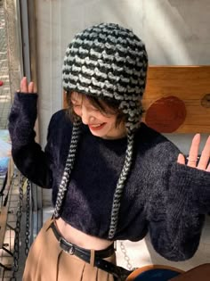 Composition : Refer to product detailsColor : GRAYCountry of Origin : CHINA Corchet Hat, Chunky Yarn Crochet Hat, Chunky Yarn Crochet, Knit Bonnet, Paper Yarn, Yarn Hats, Knit Accessories, Crochet Cord, Naples Italy