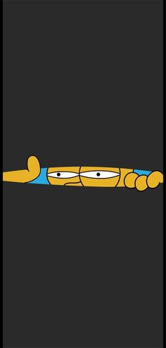 an image of a cartoon character holding a toothbrush in its mouth and looking at the camera