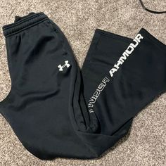 These Are Basically Brand New Youth Large Under Armour Sweatpants. Too Short For Me. Super Comfy And Warm! Under Armor Sweatpants, Under Armour Casual Streetwear Pants, Black Casual Under Armour Sweatpants, Under Armour Black Cotton Bottoms, Black Sporty Sweatpants By Under Armour, Cute Online Clothing Stores, Under Armour Sweatpants, Women Bottoms, Future Wardrobe