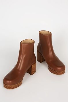 Intentionally Blank, Slingback Mules, Denim Shoes, Platform Boots, If You Love, Tan Brown, The Details, Tan Leather, Comfortable Shoes